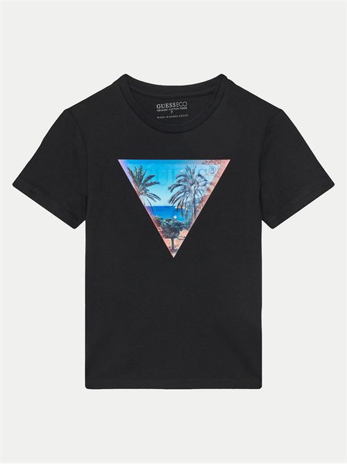 t-shirt boy black GUESS | L5GI26K8HM4/JBLK